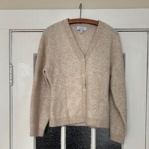 & Other Stories Beige Cardigan Sweater
